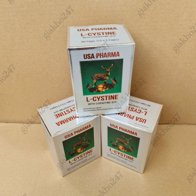 COMBO 3 HỘP L-CYSTINE bổ sung dưỡng chất cho da, tóc, giúp da sáng mịn, giảm rụng tóc