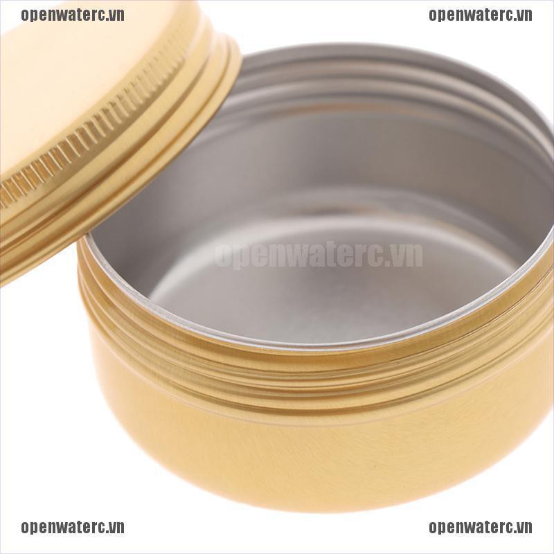 Hộp Đựng Son Môi Bằng Thiếc Hình Tròn Nhỏ Gọn Tiện Dụng