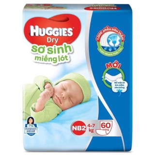 Tã lót Huggies size nb/60 miếng