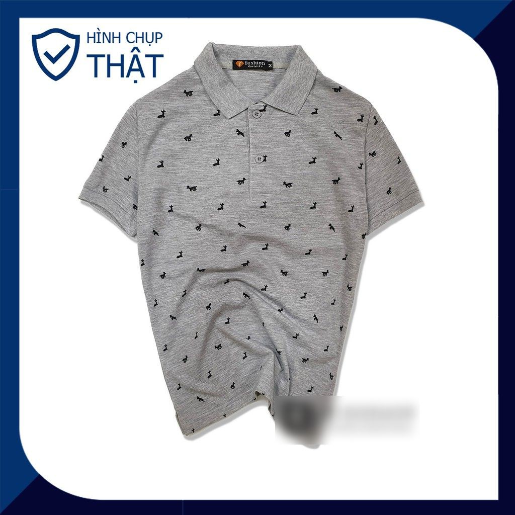 Áo thun nam polo NB004 -  Chất liệu cotton cá sấu, form suông basic thoáng mát, thoải mái | BigBuy360 - bigbuy360.vn
