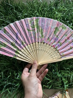 Combo 10 quạt lụa cầm tay (sỉ 10k)