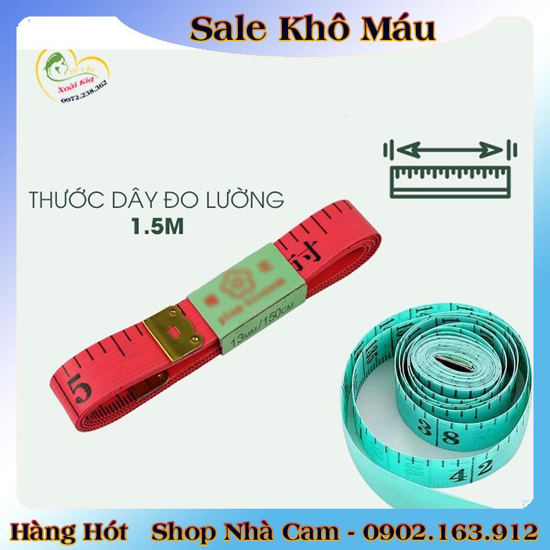 [auth] y.Thước dây đo 150cm - Thước dây may đồ, đo eo đầu bọc sắt [Hot]