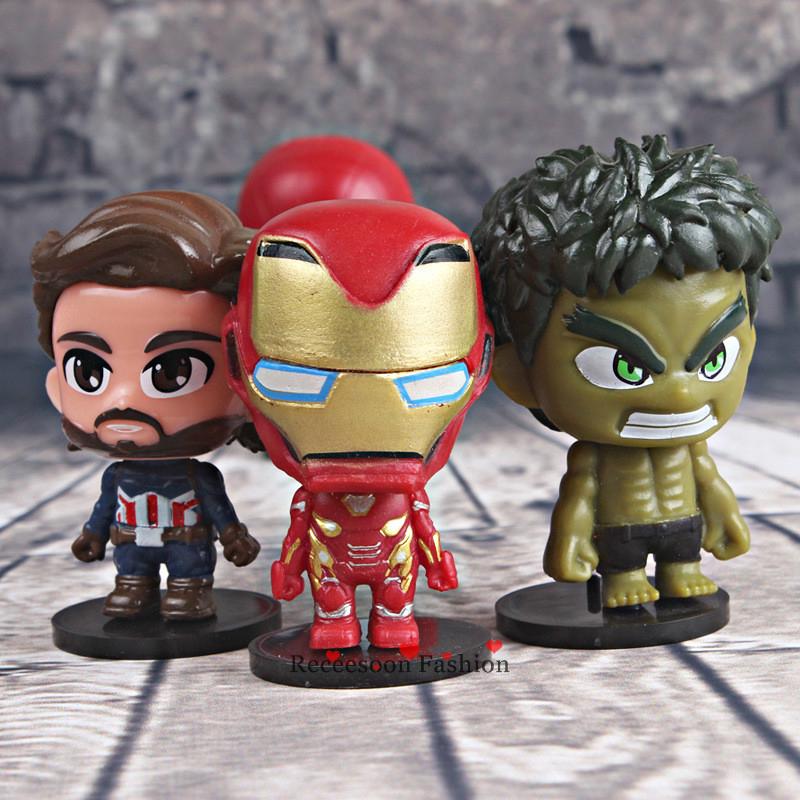 6 mô hình siêu nhân Avengers 4 chân thật