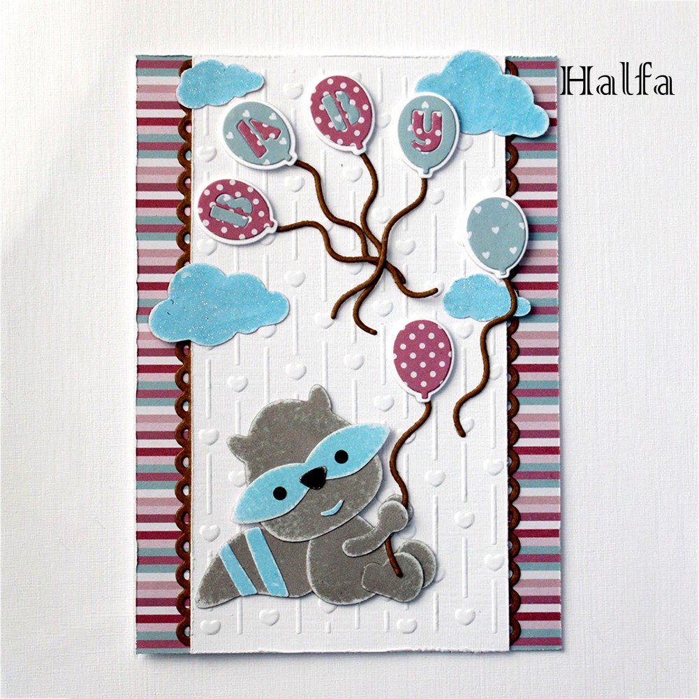 Khuôn Cắt Giấy Làm Từ Kim Loại Tạo Hình Bóng Bán Nguyệt Trang Trí Scrapbook