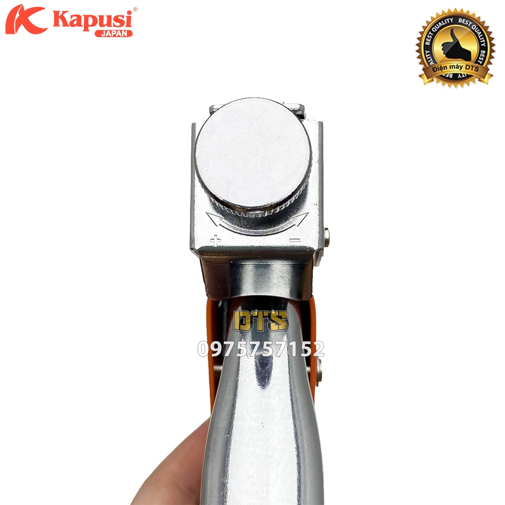 Kìm bấm đinh ghim đa năng 3 trong 1 hãng Kapusi K-7106, Súng bắn ghim có điều chỉnh tăng lực bấm – Tặng kèm 600 mũi ghim