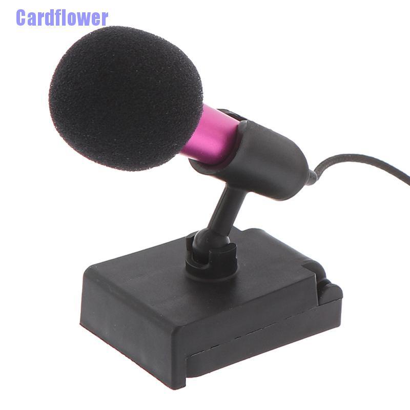 Micro Hát Karaoke Mini Giắc Cắm 3.5mm Cho Điện Thoại Pc