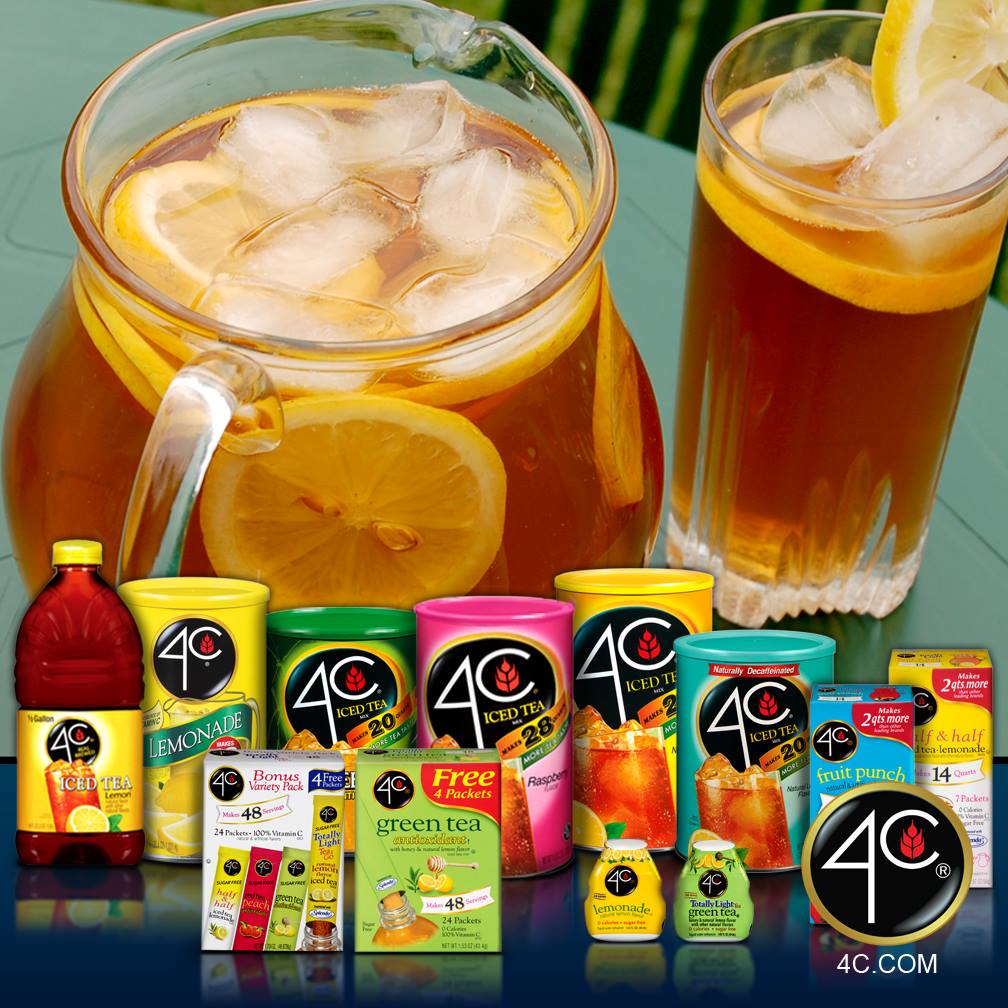 TRÀ MÂM XÔI RASPBERRY 4C ICED TEA 2.34KG Giải Khát Cực Đã Ngày Nắng Nóng (Chuẩn Costco USA)