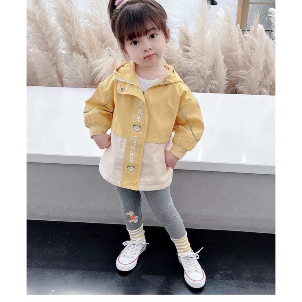 Áo chắn gió Bipu chất liệu kaki chắn gió tốt, mặt vải mịn đẹp