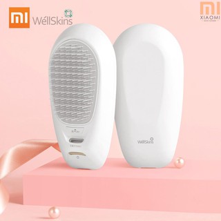 S☆S Xiaomi Wellskins Anion Hair Comb Anti-static Hair Brush Massage Comb Salon Hair Styling Tool Portable USB Rechargeab
