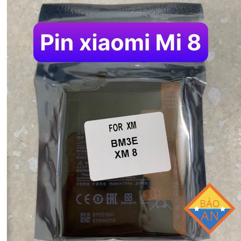 pin xiaomi MI8 / BM 3E pin dung lương 3300 / 34mah