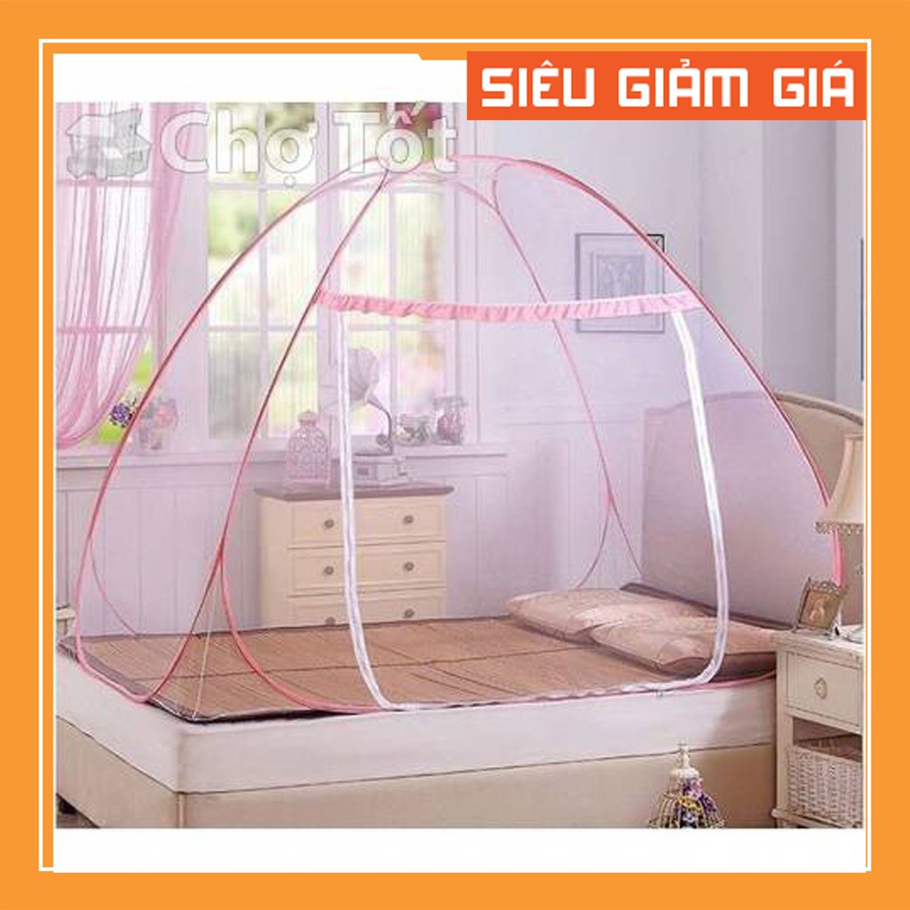 ⚡SALE LỚN⚡ Màn chụp tự bung gấp gọn chất liệu vải hoa - tiết kiệm không gian
