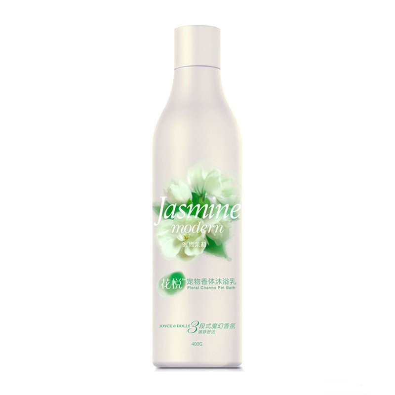 Sữa tắm / Dầu tắm Joyce&amp;Dolls hương Jasmine 400ml làm mềm mượt lông, khử mùi, lưu hương thơm chuẩn SPA chó mèo