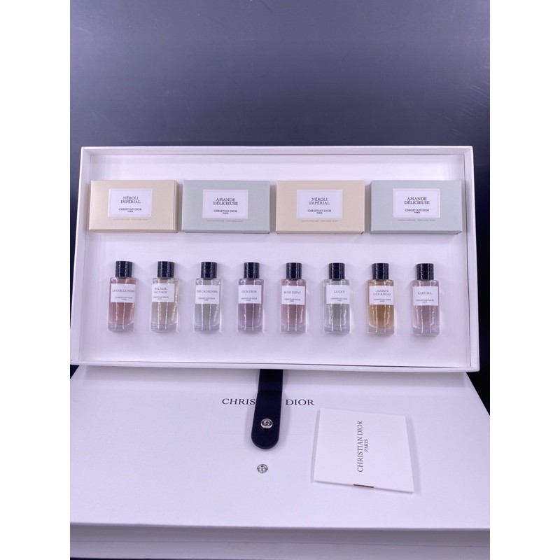 Set nước hoa Maison Christian Dior 8x7,5ml + xà bông tắm 4x50g