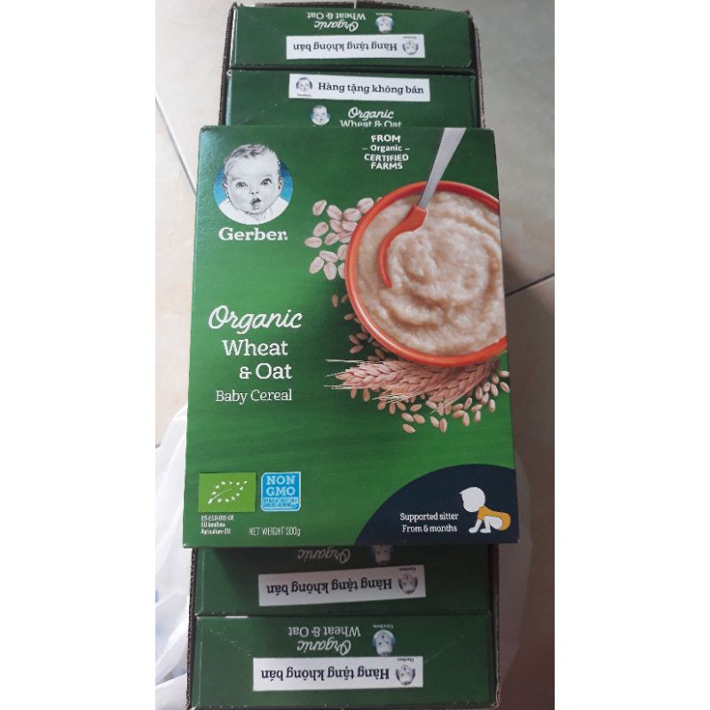 Bột ăn dặm Gerber lúa mì 200g
