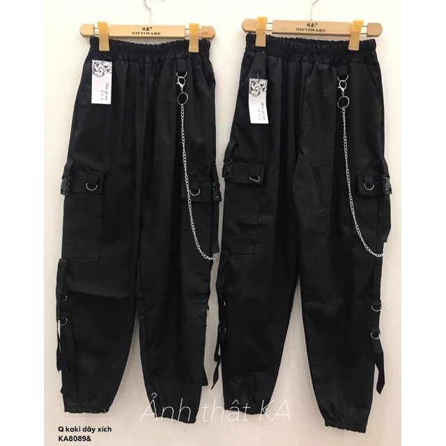 Quần kaki dây xích hai túi hộp siêu hot -KA /HÀNG SẴN SLL | BigBuy360 - bigbuy360.vn
