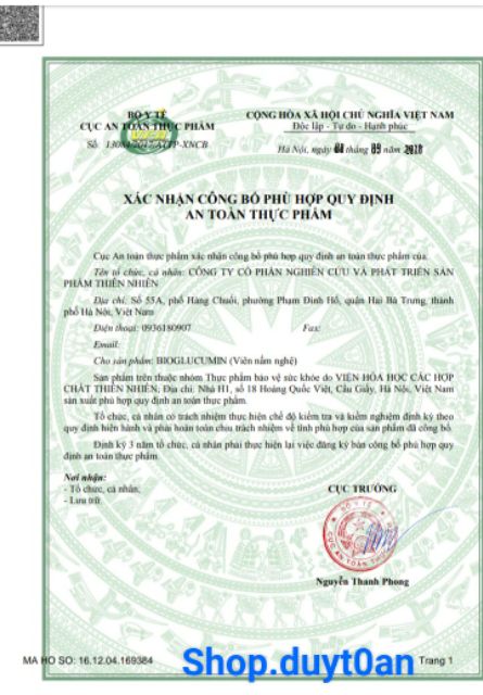 Viên nấm nghệ BIOGLUCUMIN | Thế Giới Skin Care