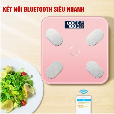 [HÀNG MỚI VỀ] Cân Điện Tử Cân Sức Khỏe Kết Nối Bluetooth- Phân tích số đo cơ thể, kiểm soát ăn uống, hoạt động thể thao!