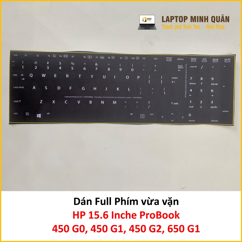 Miếng dán bàn phím US cho Laptop Nhật - Japan HP DELL THINKPAD MACBOOK... Chất Lượng Cao siêu khít theo dòng máy