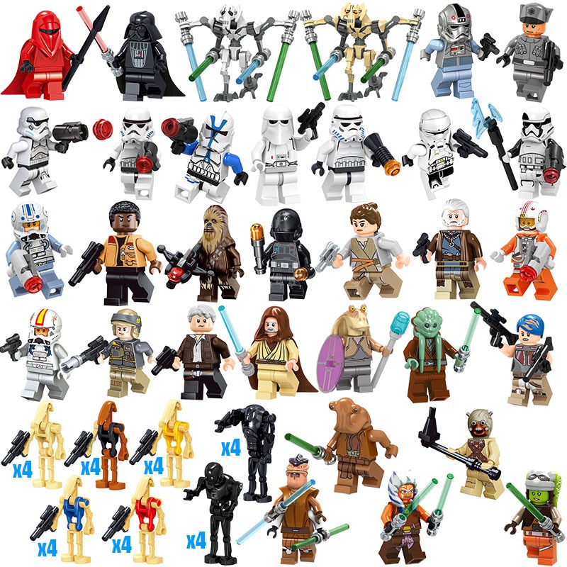 Bộ Đồ Chơi Lego Lắp Ráp Theo Phong Cách Star Wars Mini