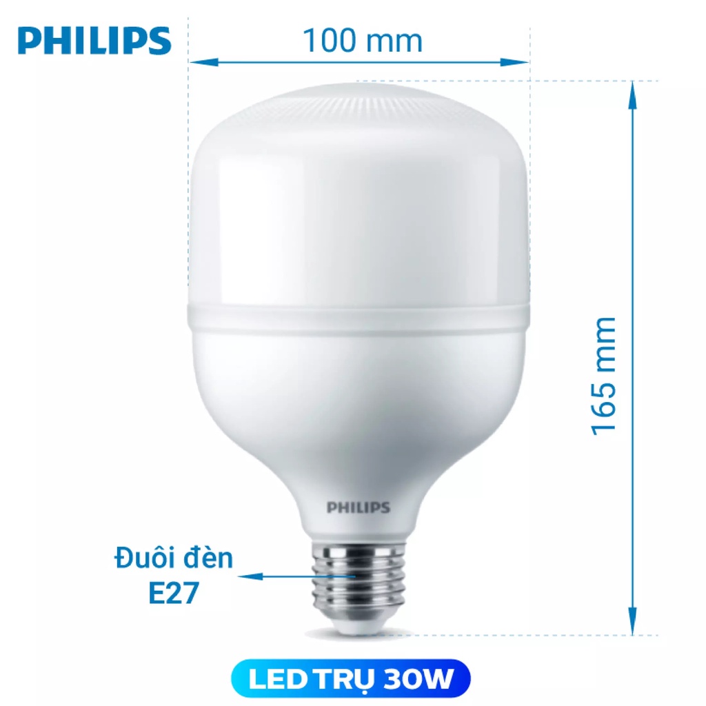 Bóng đèn Philips LED TFORCE core 30W HB E27 - Ánh sáng trắng