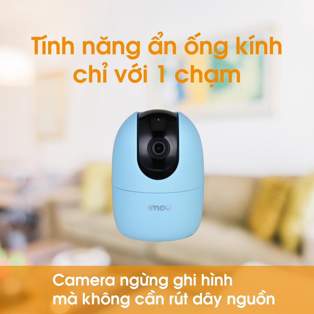 Camera IP Wifi Imou Blue 360 A22EP-1080P, Camera Xoay, Đàm Thoại 2 Chiều, Phát Hiện Chuyển Động Lạ, Còi Hú Báo Động