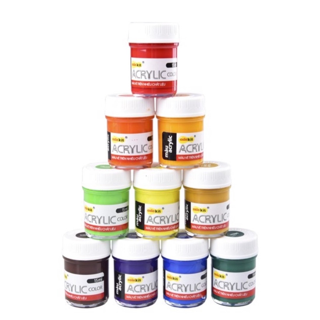 Màu nước Acrylic Colokit ACR-C03  hàng có kiểm tra chất lượng và an toàn
