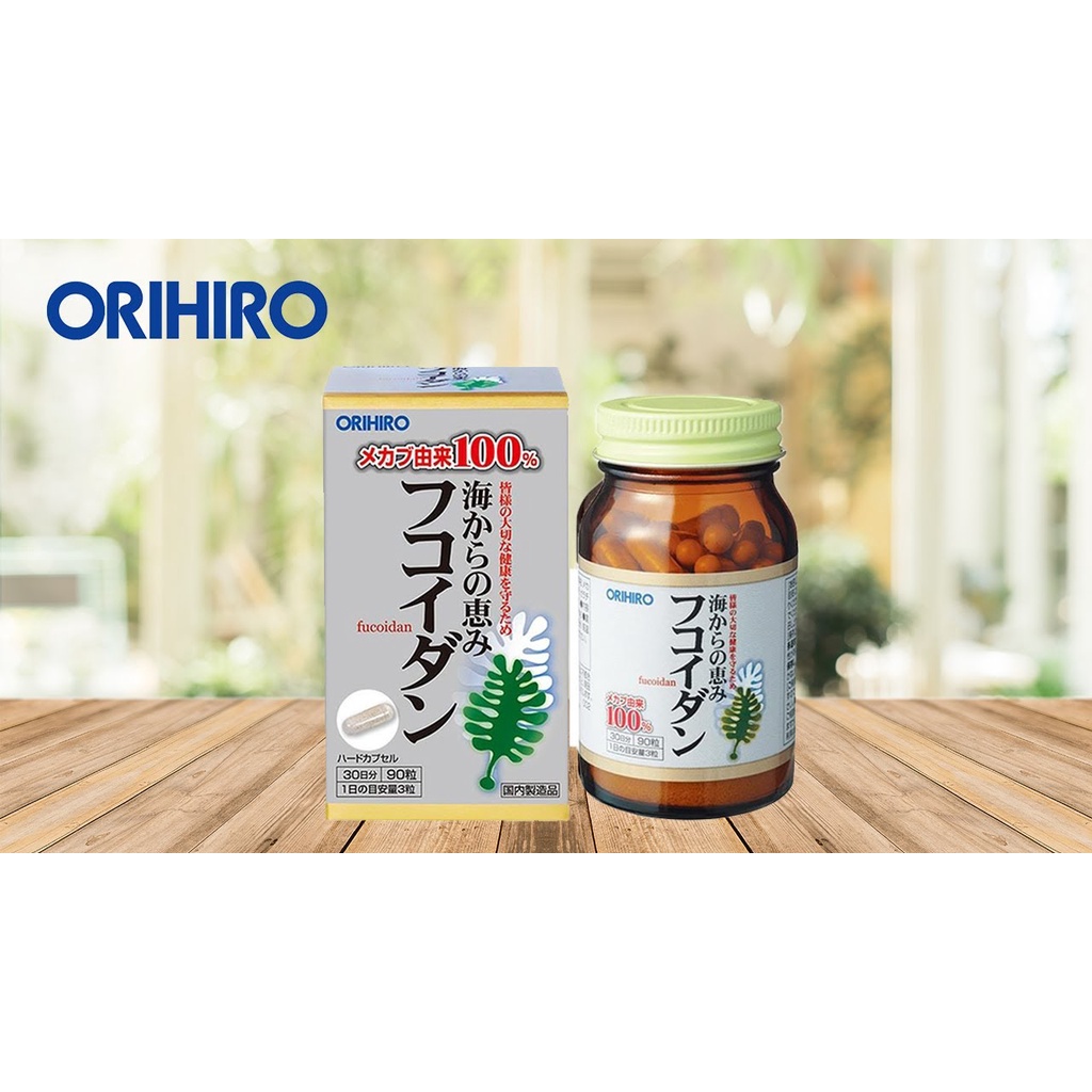 VIÊN UỐNG TẢO FUCOIDAN PHÒNG NGỪA UNG THƯ ORIHIRO