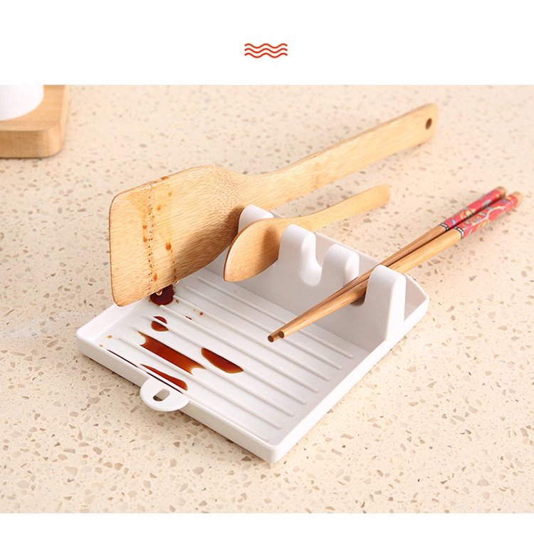 Anti-drip plastic spoon and chopsticks holder convenient for the kitchen