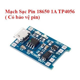 Mạch sạc 18650 3.7v tp4056 có bảo vệ