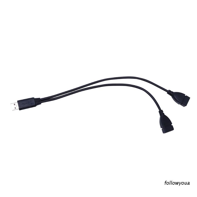 Dây Cáp Sạc Đồng Bộ Dữ Liệu Mở Rộng Usb 2.0 Type A 1 Male Sang 2 Female Y-Splitter