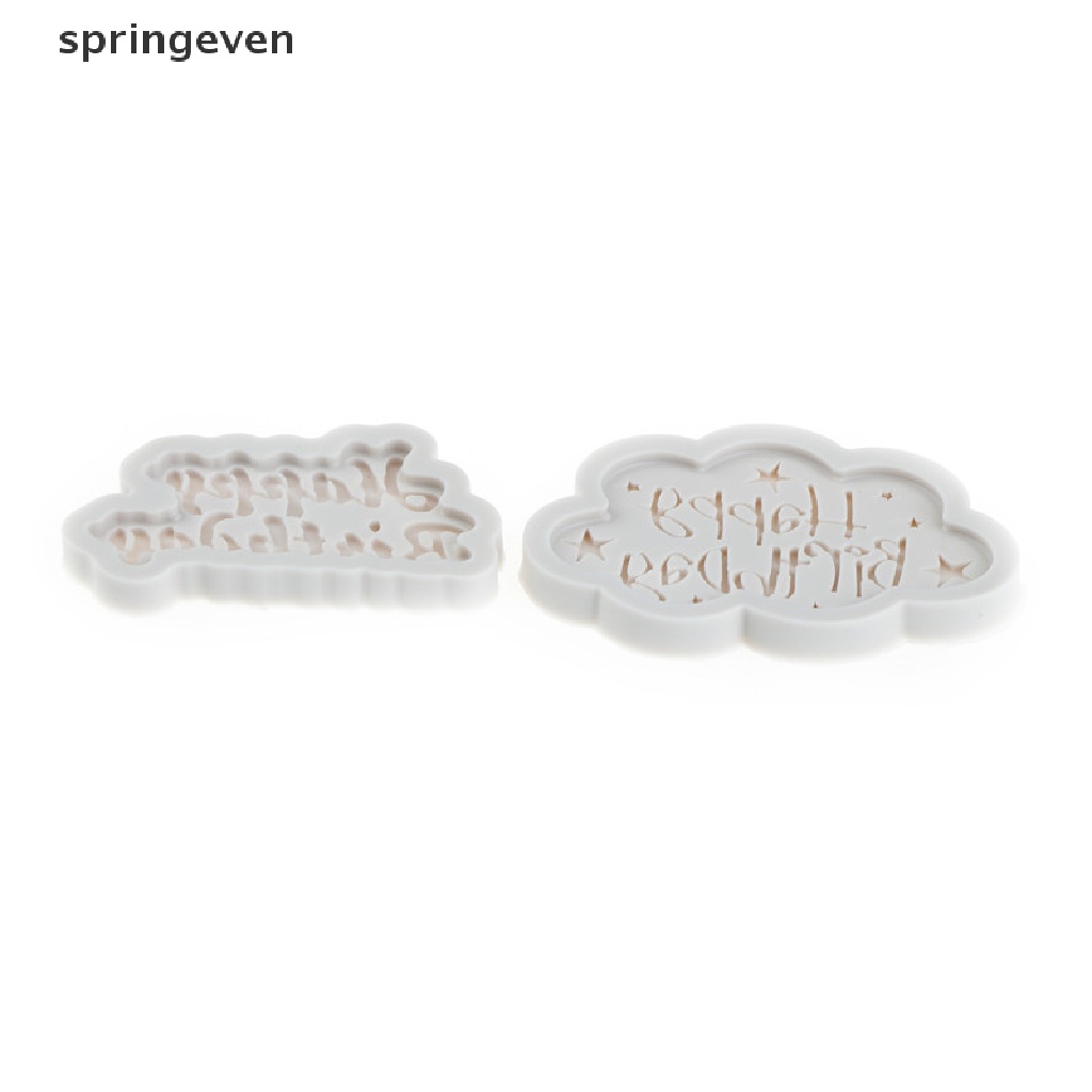 Khuôn Ren Chữ Happy Birthday Dùng Trang Trí Bánh Kem