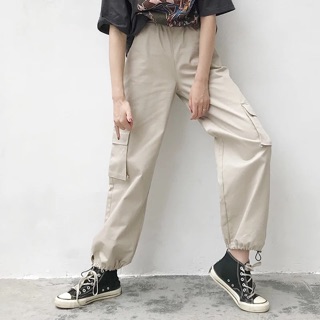 Quần ống rộng quần jogger freesize