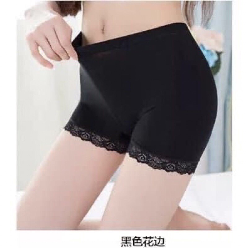 Quần mặc trong váy cotton giá cực rẻ, quần lót đùi nữ không lộ viền
