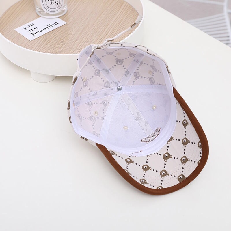 Mũ nón lưỡi trai hình gấu cho bé từ 3-8 tuổi