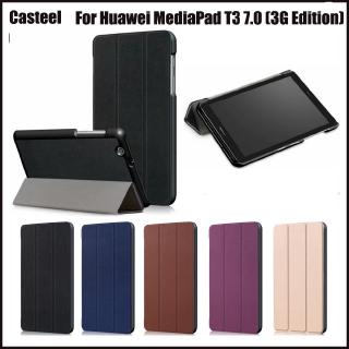 Ốp lưng da gập cho Huawei MediaPad T3 7.0(3G Edition) BG2-U01 BG2-U03