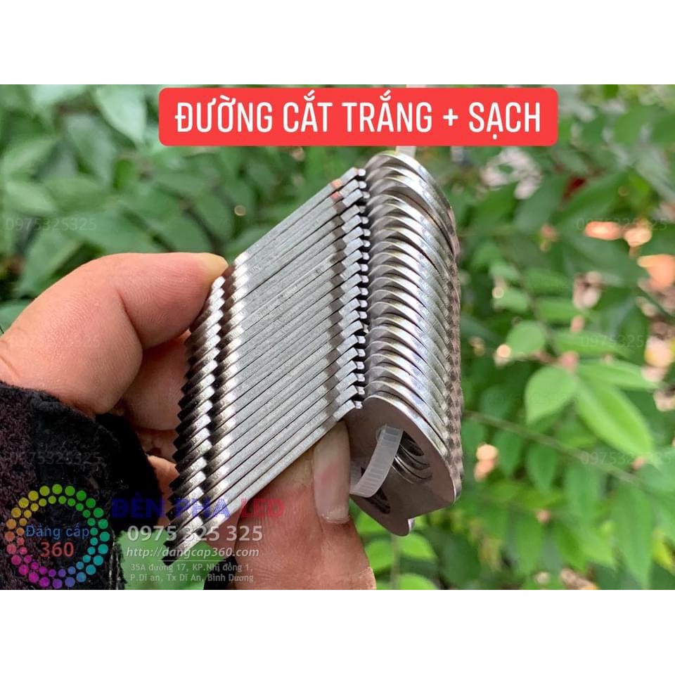 [INOX 304 không gỉ] Pát chảng 3  - Pad chân phuộc lắp đèn trợ sáng gương cầu mini - pat đèn trợ sáng gc mini- pass phuộc