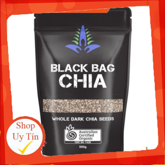 Hạt Chia ÚC Black Túi Đen 500g Organic Chia Seeds Cao Cấp 💝FREE SHIP💝 Hạt Chia Úc Chính Hãng Loại Đặc Biệt HCM