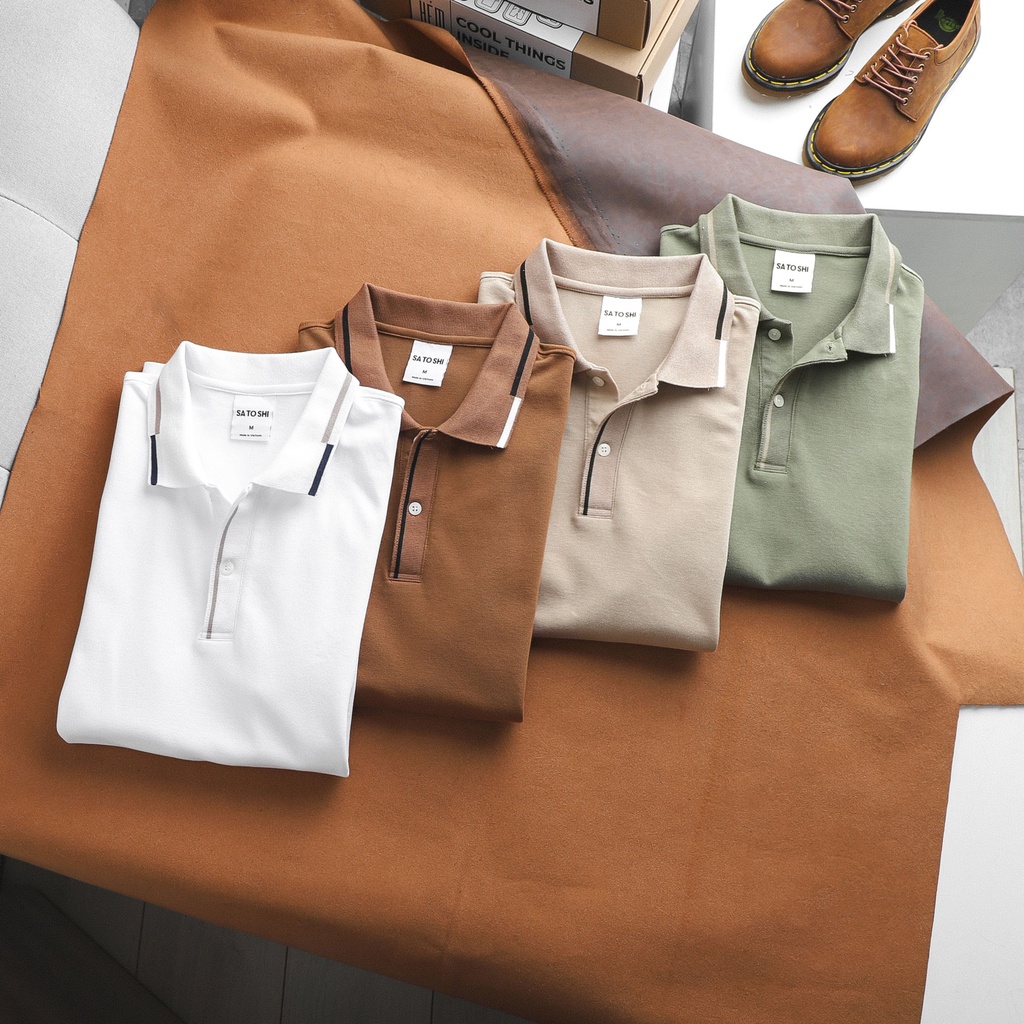 [Mã LTP50 giảm 50000 đơn 150000] Polo STS Diamond Chất Pique Cổ Viền Trụ Dệt nhỏ tay ngắn SAPL56 | Hẻm Store | BigBuy360 - bigbuy360.vn