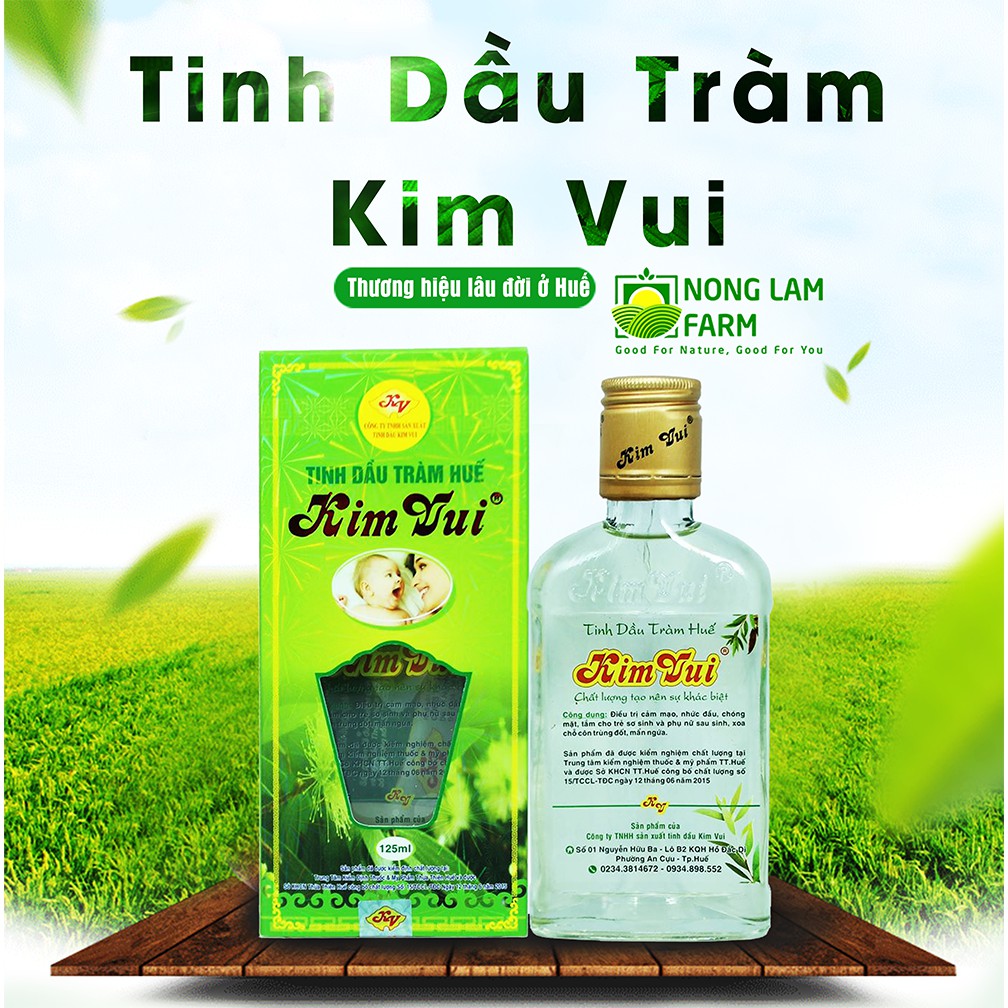 Tinh Dầu Tràm Kim Vui - Huế - Sản Phẩm Chính Hãng