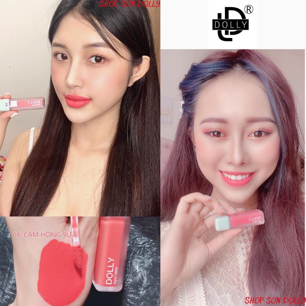 Son kem lì Dolly Super matte, không chì lâu trôi