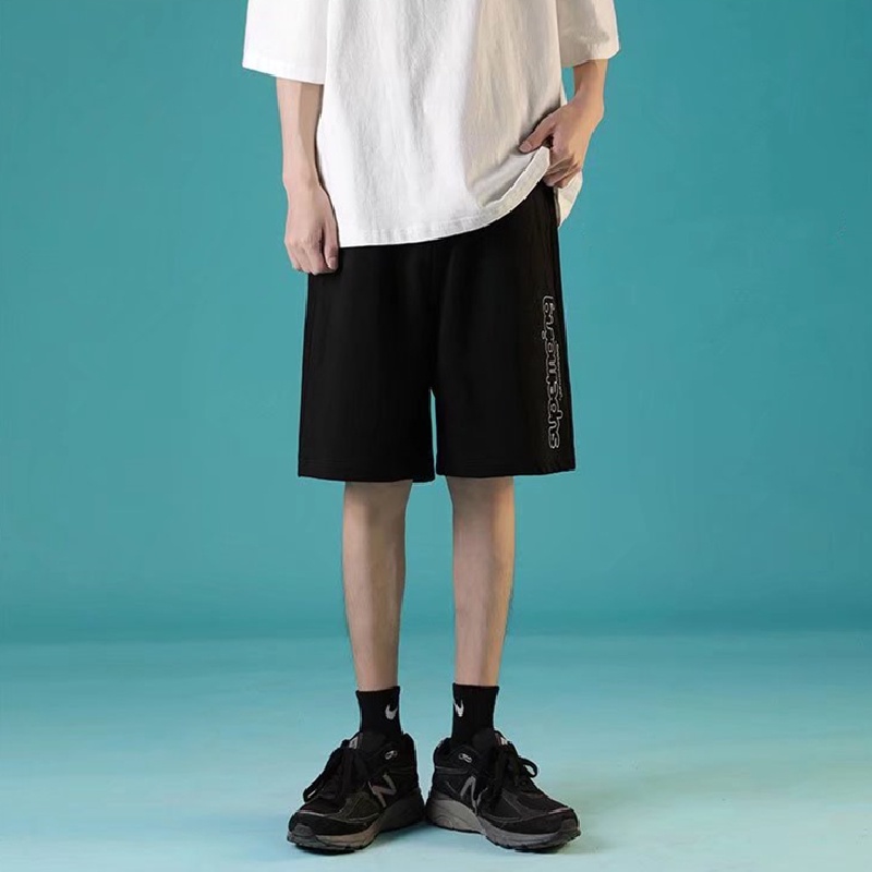 Quần ngắn ống rộng In Chữ size M-8XL Thời Trang Cho Nam