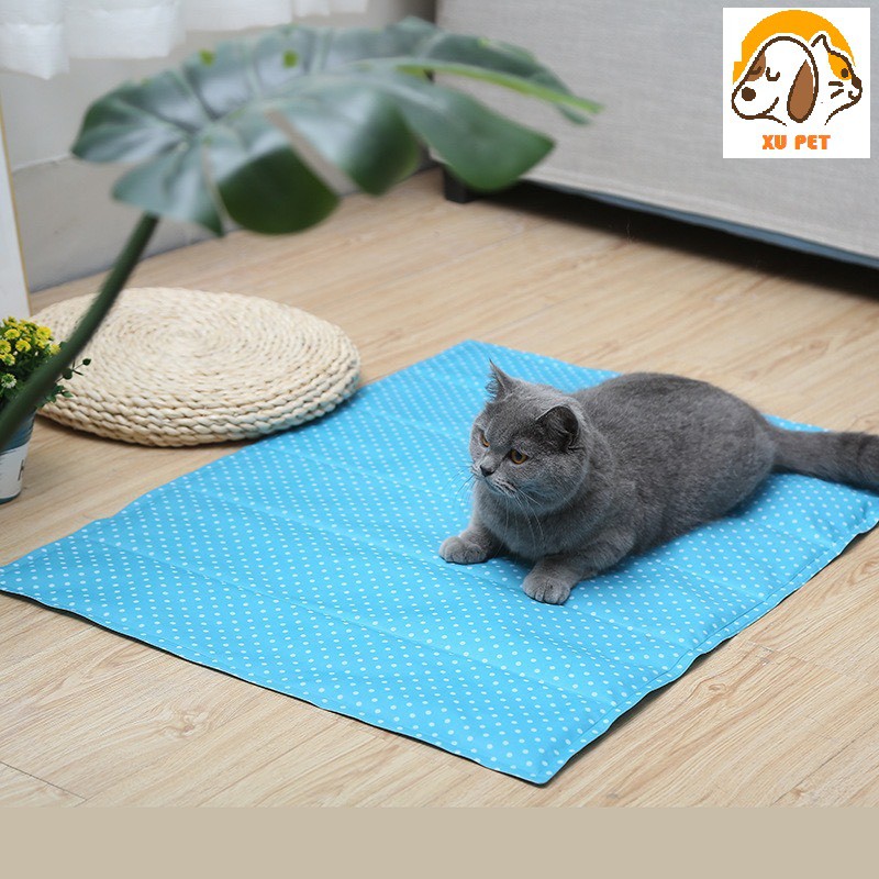 Đệm Nước Mùa Hè Làm Mát Cho Chó Mèo - Thảm Gel Lạnh Chống Nóng Cho Chó Mèo Dễ Vệ Sinh Sạch Sẽ