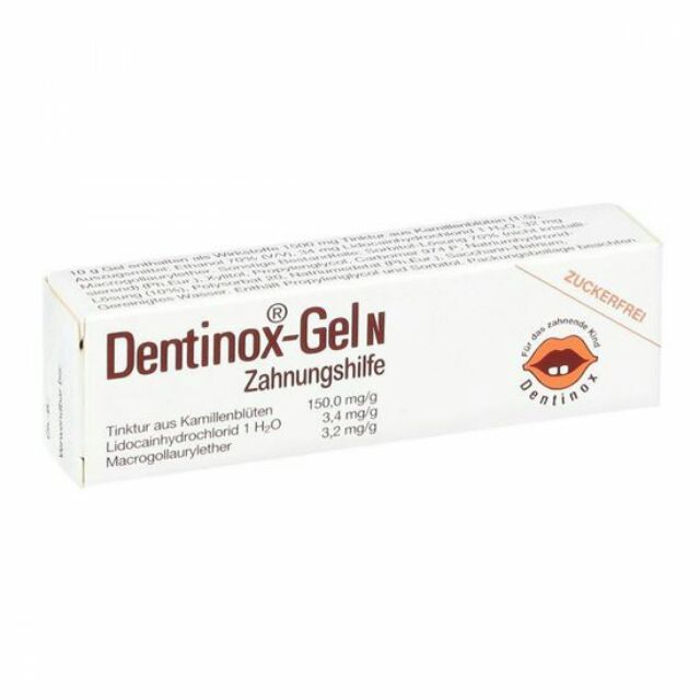 Kem bôi Dentinox-GelN giảm đau mọc răng