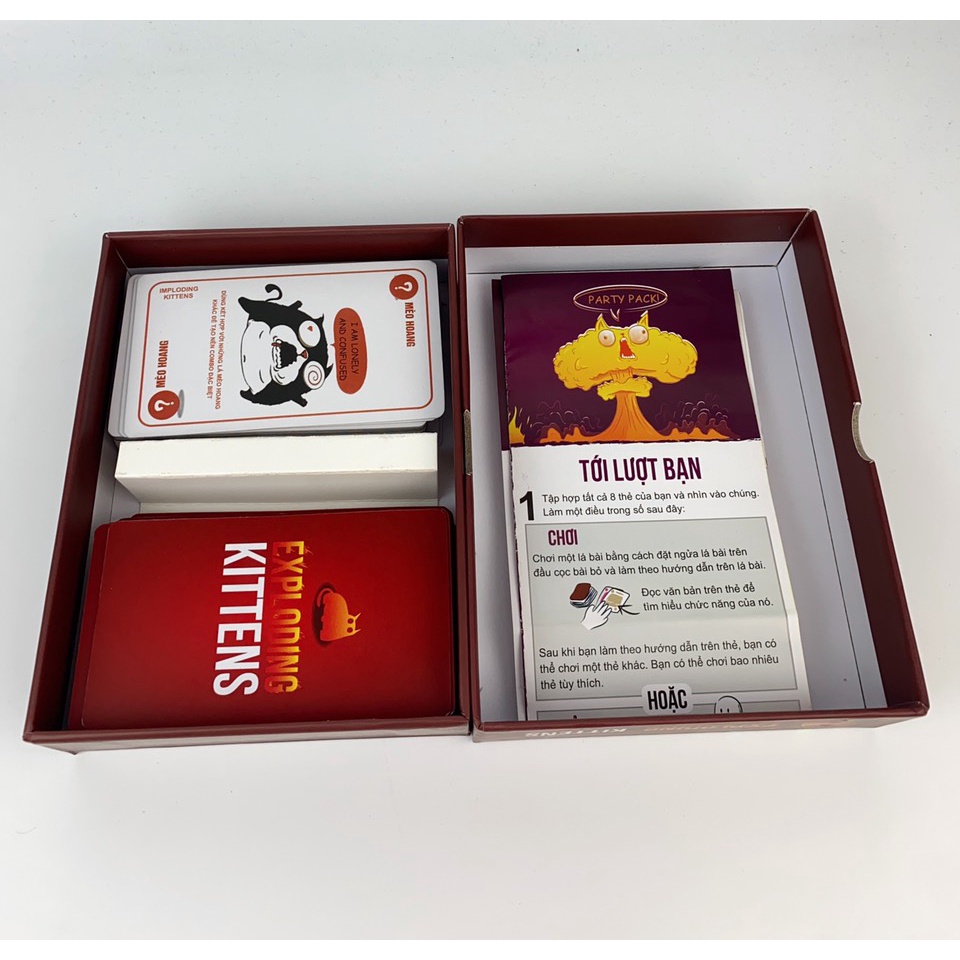 Board game mèo nổ cảm tử Exploding Kittens : Party Pack