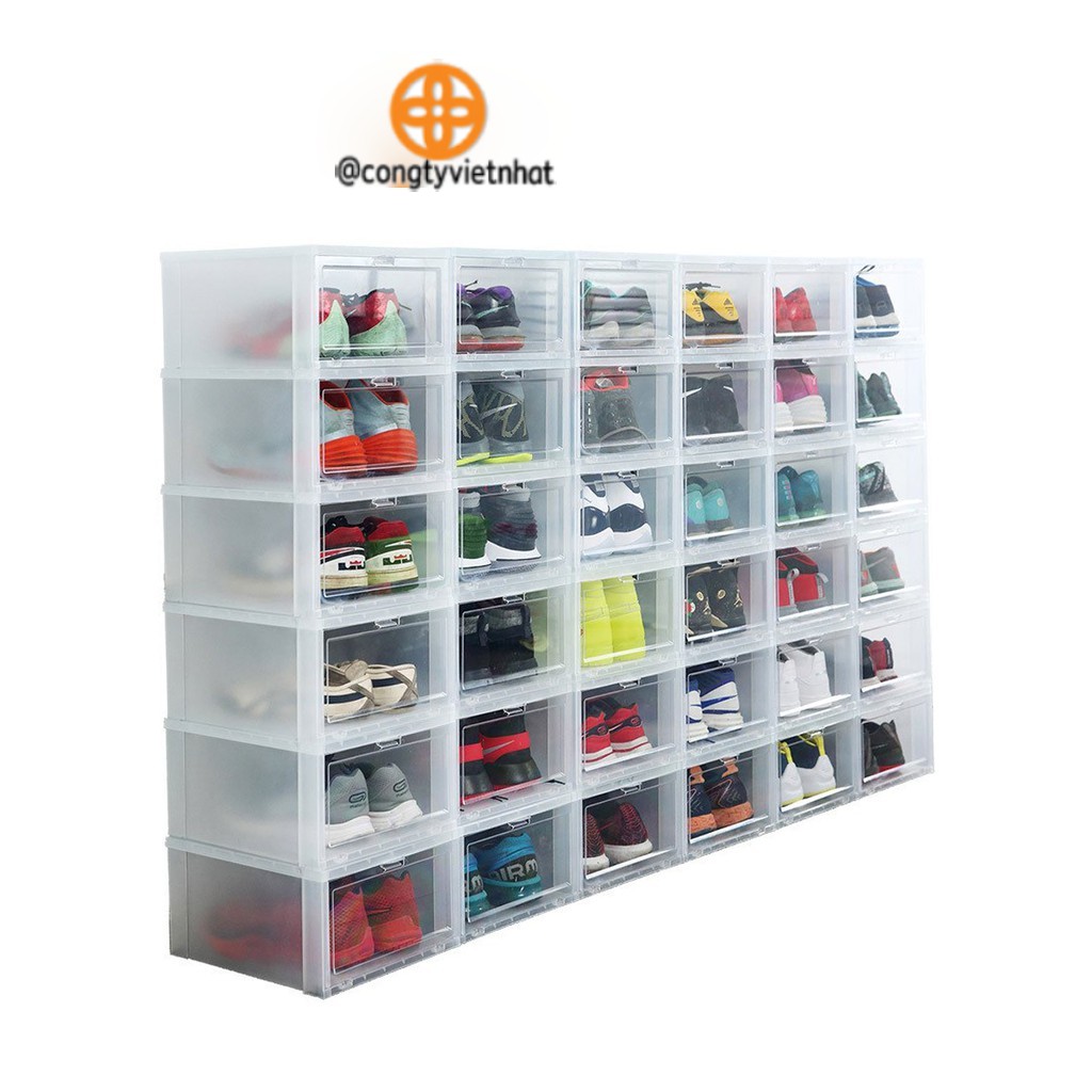 Hộp đựng giày nhựa cứng Việt Nhật, sneaker box