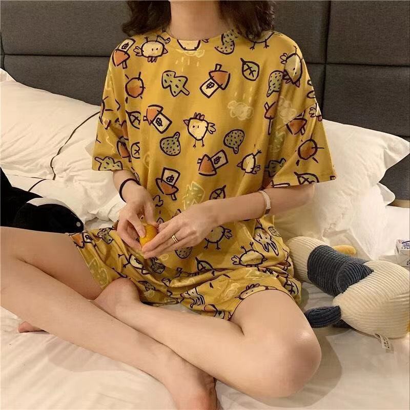 Bộ Đồ Ngủ pijama nữ mặc nhà hoạt hình cute_BN44 | WebRaoVat - webraovat.net.vn