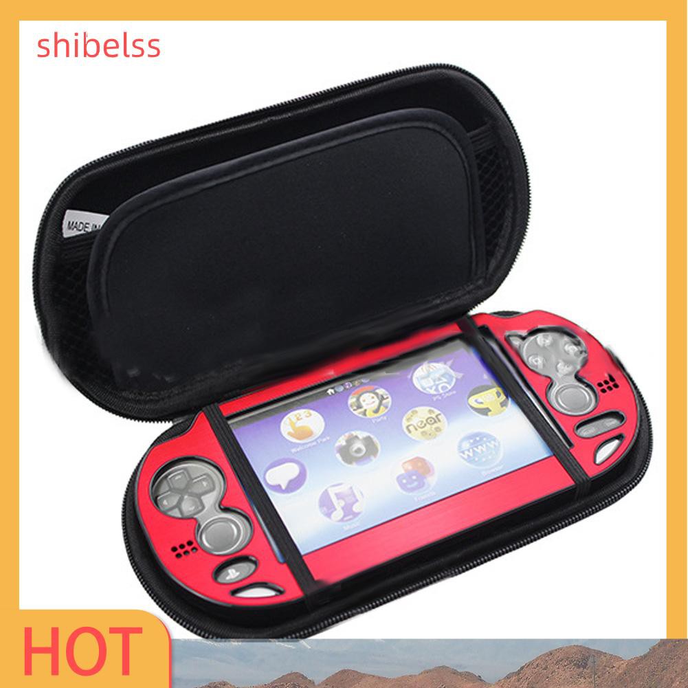 （ʚshibelss）Hard Travel Pouch EVA Case Carrying Bag with Strap for Sony PS Vita PSV