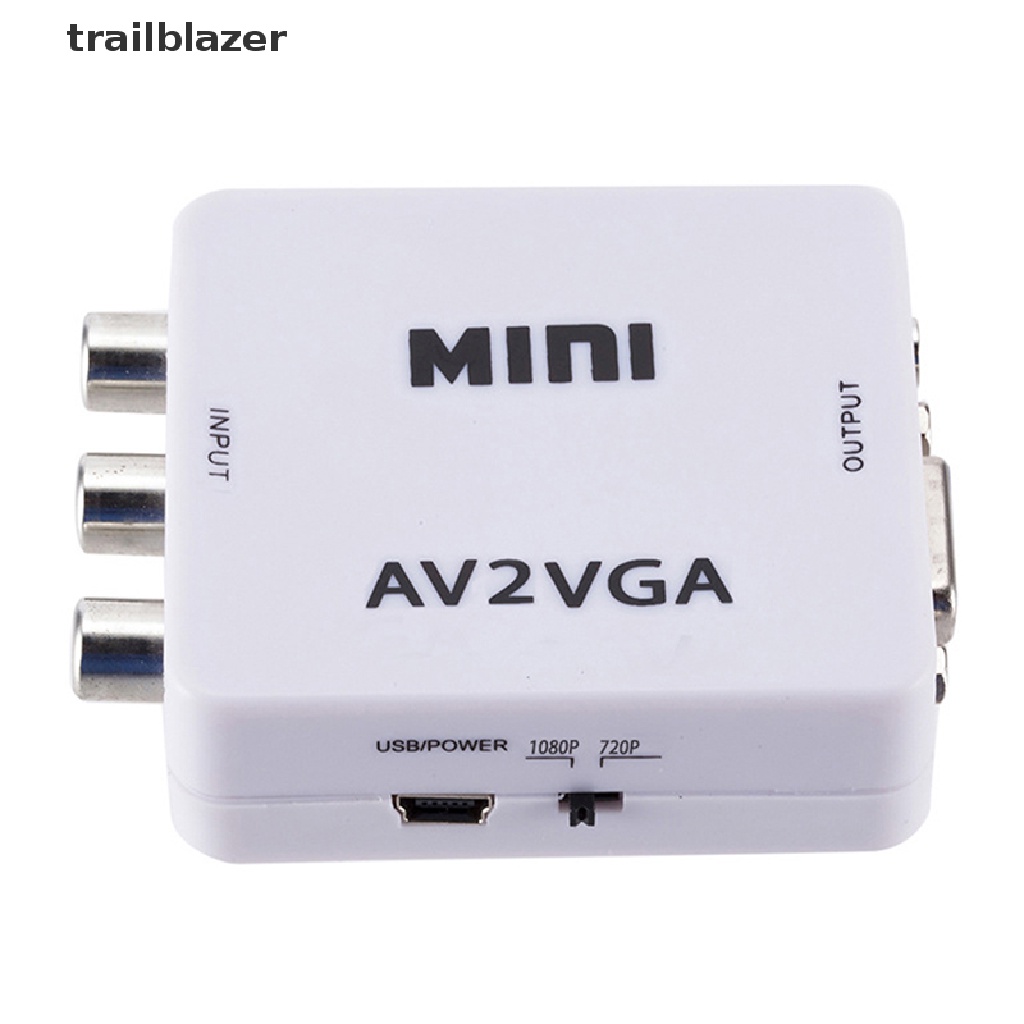 Bộ ChuyểN ĐổI Ttlblazer AV RCA Sang VGA HD 1080P Cho TV
