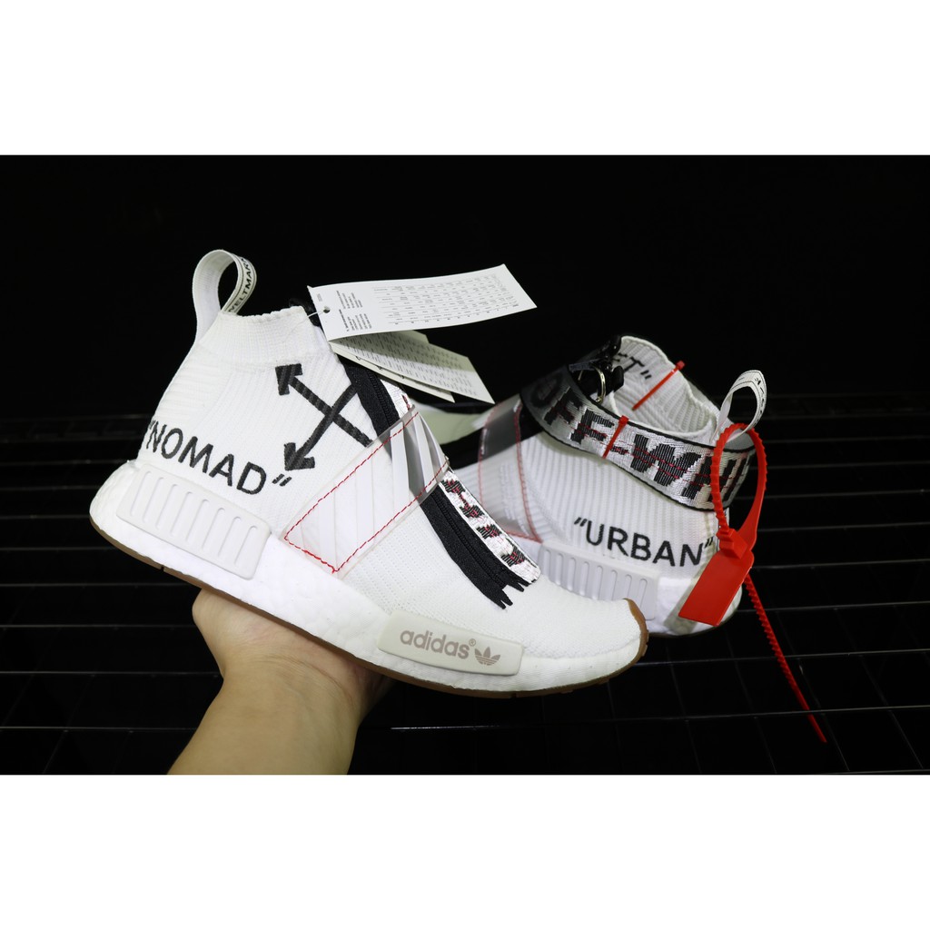 [ SALE 50% + FREE SHIP ] GIÀY NMD Off White X City Sock