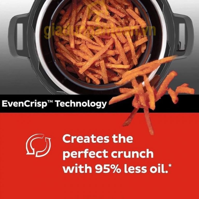 Nồi áp suất kiêm chiên không dầu đa năng Instant Pot Duo Crisp 11-in-1  - Bảo hành chính hãng